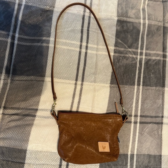 Meanwhile Back On The Farm Handbags - Meanwhile back on the farm small crossbody leather bag
